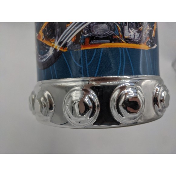 Cup Mug Coffee Tea Beer Orange County Choppers Motorcycle Chrome Unique - Picture 10 of 12